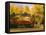 Napa Valley Wine Train Rolls through Rutherford, California, USA-John Alves-Framed Premier Image Canvas