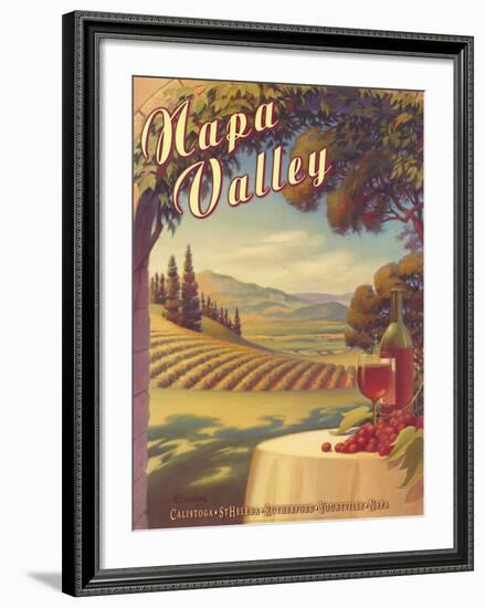 Napa Valley-Kerne Erickson-Framed Art Print