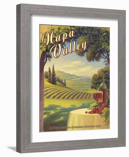 Napa Valley-Kerne Erickson-Framed Art Print