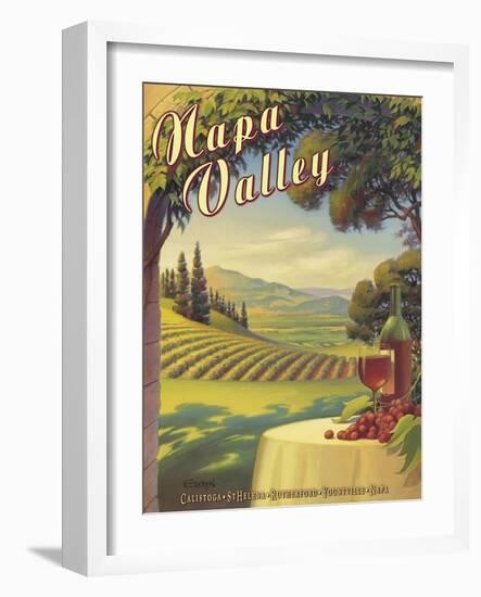 Napa Valley-Kerne Erickson-Framed Art Print