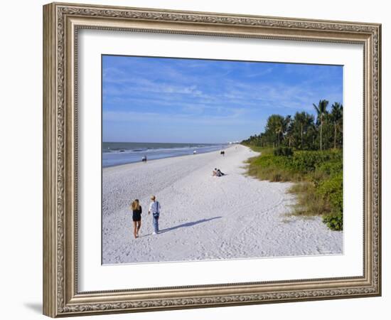 Naples Beach, Naples, Florida, USA-Fraser Hall-Framed Photographic Print