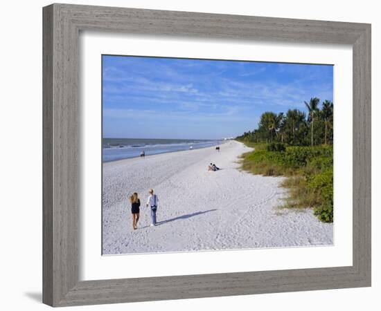 Naples Beach, Naples, Florida, USA-Fraser Hall-Framed Photographic Print