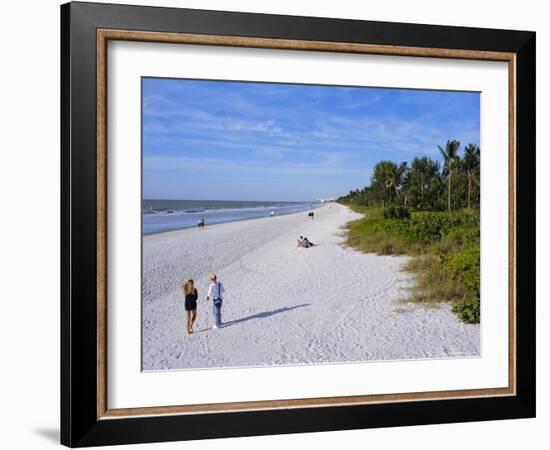 Naples Beach, Naples, Florida, USA-Fraser Hall-Framed Photographic Print