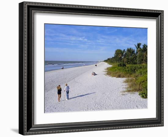 Naples Beach, Naples, Florida, USA-Fraser Hall-Framed Photographic Print