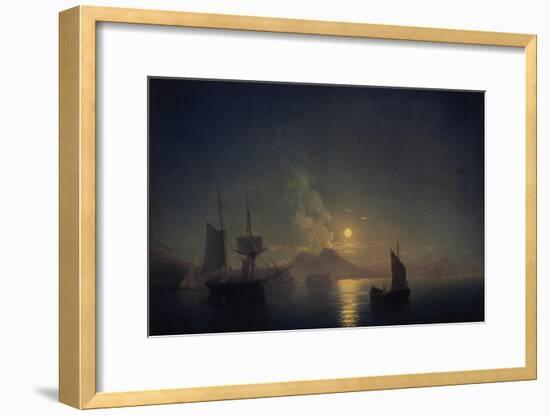 Naples by Night, 1850-Ivan Konstantinovich Aivazovsky-Framed Giclee Print