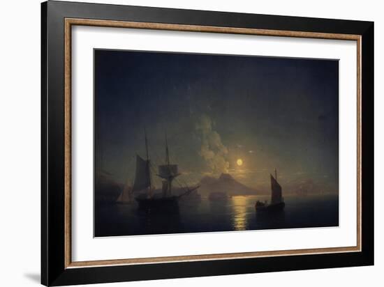 Naples by Night, 1850-Ivan Konstantinovich Aivazovsky-Framed Giclee Print