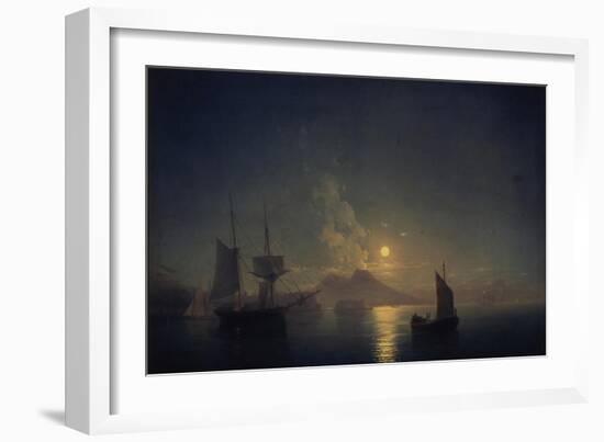 Naples by Night, 1850-Ivan Konstantinovich Aivazovsky-Framed Giclee Print