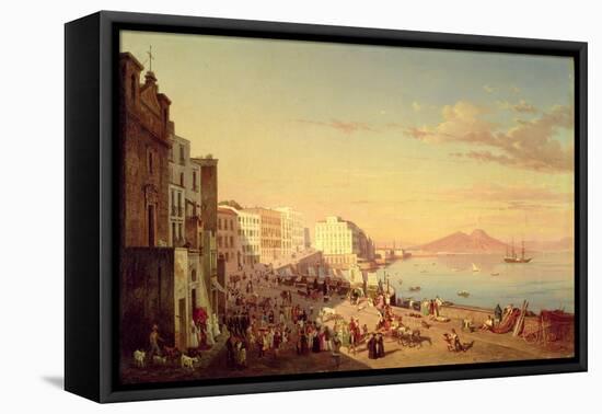 Naples, C.1830-Carl Wilhelm Goetzloff-Framed Premier Image Canvas