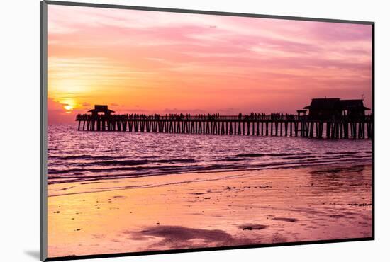 Naples Florida Pier at Sunset-Philippe Hugonnard-Mounted Photographic Print