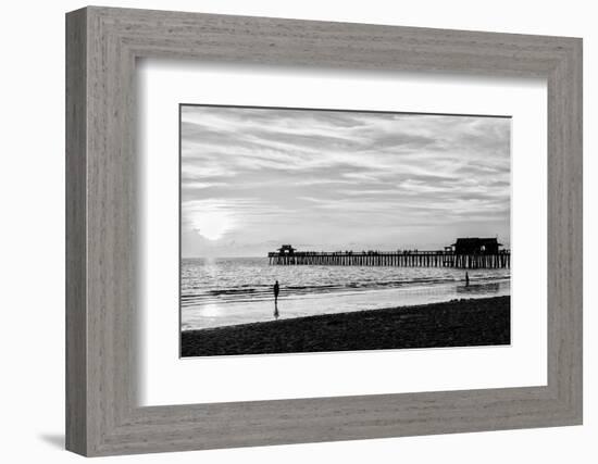 Naples Florida Pier at Sunset-Philippe Hugonnard-Framed Photographic Print