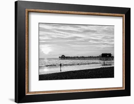 Naples Florida Pier at Sunset-Philippe Hugonnard-Framed Photographic Print