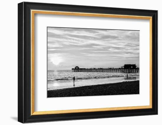 Naples Florida Pier at Sunset-Philippe Hugonnard-Framed Photographic Print