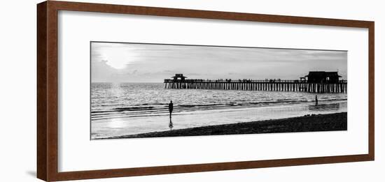 Naples Florida Pier at Sunset-Philippe Hugonnard-Framed Photographic Print