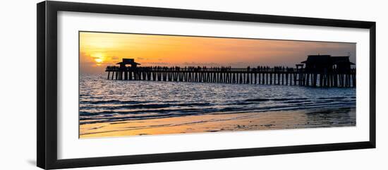 Naples Florida Pier at Sunset-Philippe Hugonnard-Framed Photographic Print