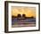 Naples, Florida, USA. People Gathered on the Pier at Sunset-Fraser Hall-Framed Photographic Print