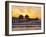 Naples, Florida, USA. People Gathered on the Pier at Sunset-Fraser Hall-Framed Photographic Print