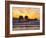 Naples, Florida, USA. People Gathered on the Pier at Sunset-Fraser Hall-Framed Photographic Print