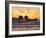 Naples, Florida, USA. People Gathered on the Pier at Sunset-Fraser Hall-Framed Photographic Print