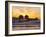 Naples, Florida, USA. People Gathered on the Pier at Sunset-Fraser Hall-Framed Photographic Print