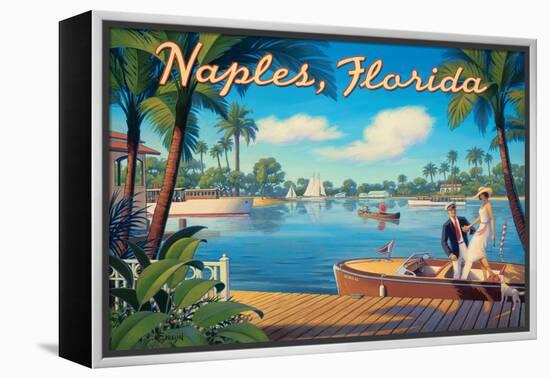 Naples Florida-Kerne Erickson-Framed Stretched Canvas