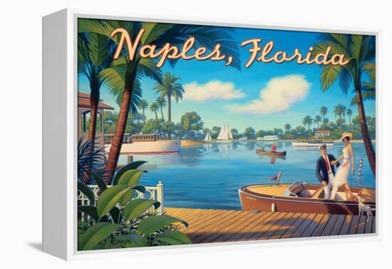 Naples Florida-Kerne Erickson-Framed Stretched Canvas