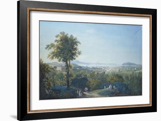 Naples from Capodimonte Scudillo-Salvatore Li Greci-Framed Giclee Print