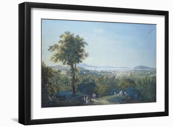 Naples from Capodimonte Scudillo-Salvatore Li Greci-Framed Giclee Print