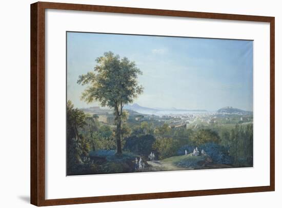 Naples from Capodimonte Scudillo-Salvatore Li Greci-Framed Giclee Print