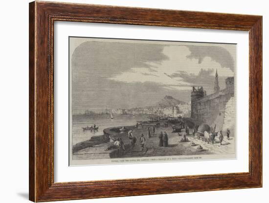 Naples, from the Castel Del Carmine-Samuel Read-Framed Giclee Print