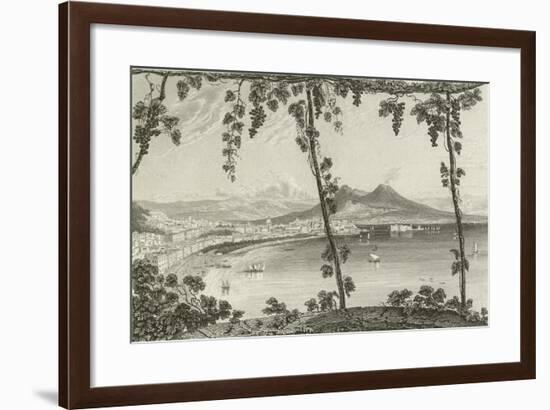 Naples, from the West-null-Framed Giclee Print