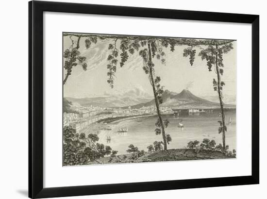 Naples, from the West-null-Framed Giclee Print