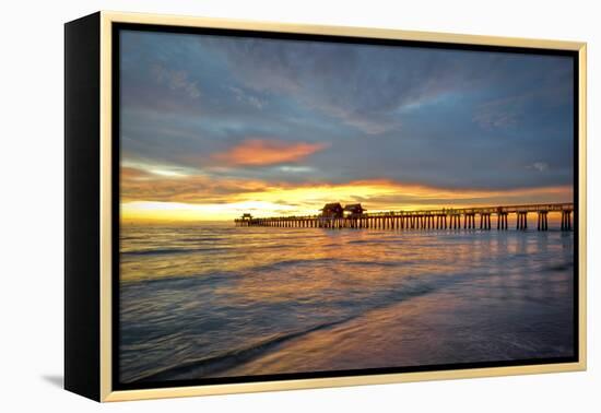 Naples Pier 1-Dennis Goodman-Framed Premier Image Canvas