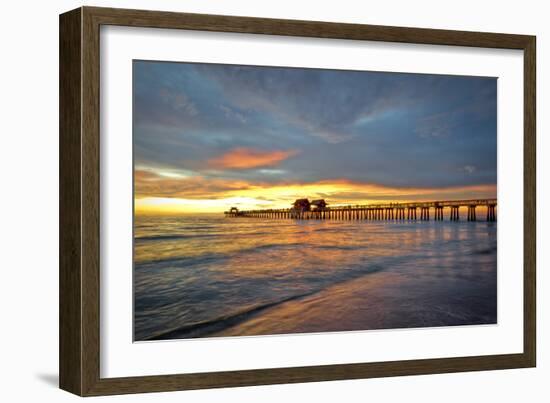 Naples Pier 1-Dennis Goodman-Framed Photographic Print