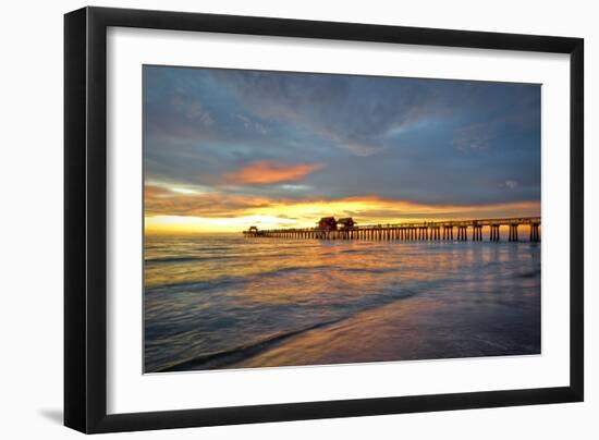 Naples Pier 1-Dennis Goodman-Framed Photographic Print