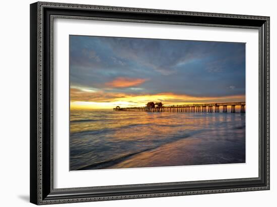 Naples Pier 1-Dennis Goodman-Framed Photographic Print