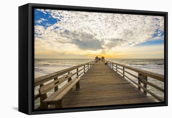 Naples Pier 3-Dennis Goodman-Framed Premier Image Canvas