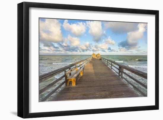 Naples Pier 4-Dennis Goodman-Framed Photographic Print