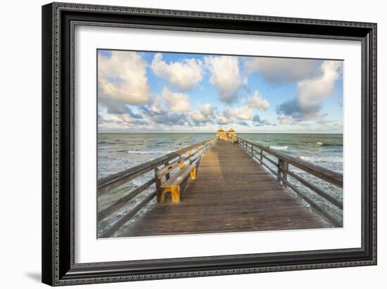 Naples Pier 4-Dennis Goodman-Framed Photographic Print