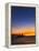 Naples Pier at Sunset with Crescent Moon, Jupiter and Venus-Frances Gallogly-Framed Premier Image Canvas