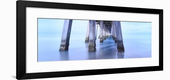 Naples Pier Morning-Moises Levy-Framed Photographic Print