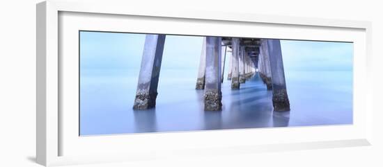 Naples Pier Morning-Moises Levy-Framed Photographic Print