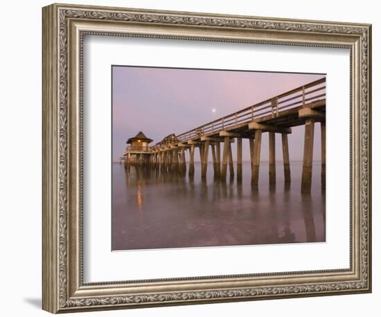 Naples Pier, Naples, Florida, USA-Walter Bibikow-Framed Photographic Print