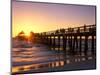 Naples Pier Sunset, Naples, Florida, USA-Rob Tilley-Mounted Photographic Print