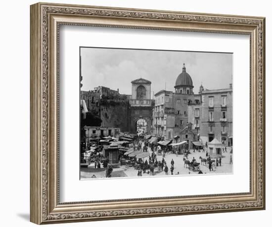 Naples's Piazza De Nicola-null-Framed Photographic Print