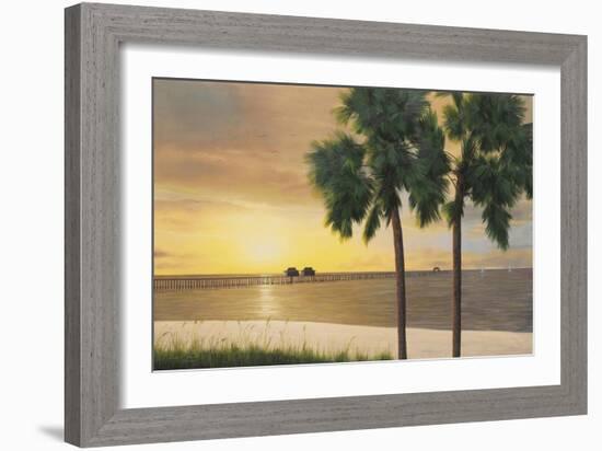 Naples Sunset-Diane Romanello-Framed Art Print