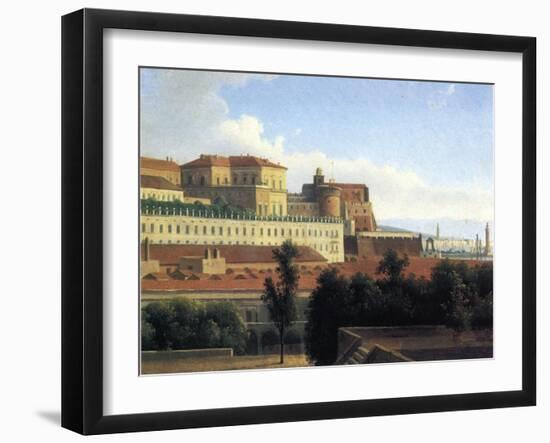 Naples, the Palazzo Reale, C.1780-Alexandre Hyacinthe Dunouy-Framed Giclee Print