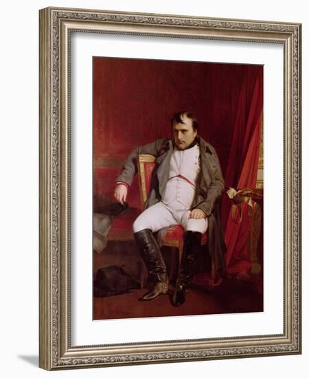 Napoleon (1769-1821) after His Abdication-Hippolyte Delaroche-Framed Giclee Print