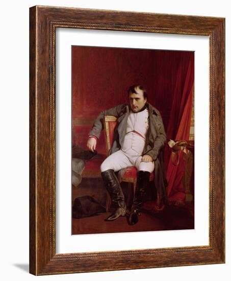 Napoleon (1769-1821) after His Abdication-Hippolyte Delaroche-Framed Giclee Print