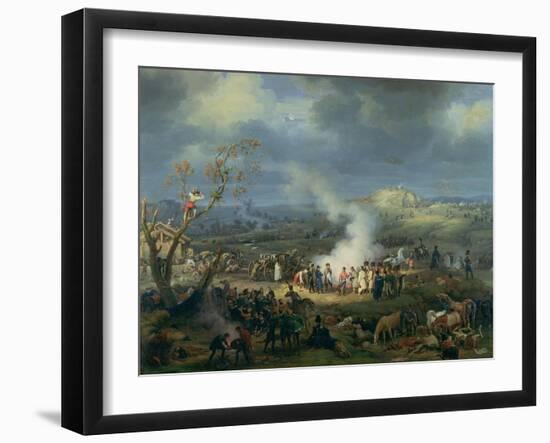 Napoleon (1769-1821)And a Bivouac on the Eve of the Battle of Austerlitz, 1st December 1805, 1808-Louis Lejeune-Framed Giclee Print