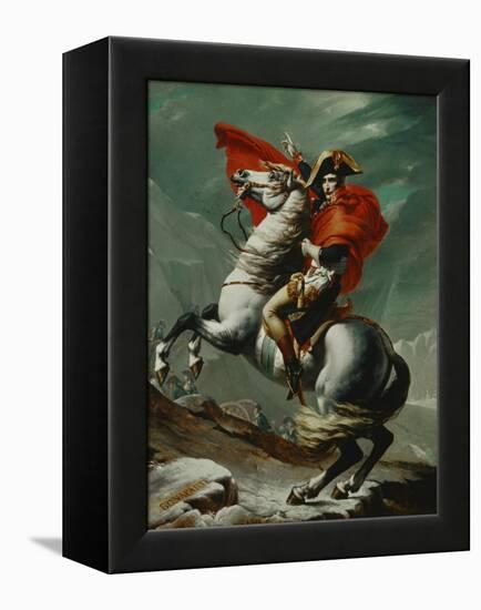 Napoleon (1769-1821) Crossing the Saint Bernhard Pass, 1801/2-Jacques-Louis David-Framed Premier Image Canvas